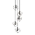Modern Geometric Pendant Light Fixture 3D model small image 3