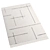 Elegant Rayonna Fringed Rug 3D model small image 3