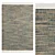 Eco-Chic Jute Cotton Rug 3D model small image 1