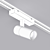 Magnetic Track Spotlight: Versatile Lighting 3D model small image 3
