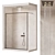 Luxury Bathroom Shower Set with Chromotherapy 3D model small image 1