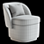  Elegant Bisou Armchair, 3Ds Render 3D model small image 4
