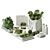 Green Kitchen Vegetable Set: 3D Models 3D model small image 12