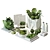 Green Kitchen Vegetable Set: 3D Models 3D model small image 13