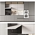 72 Modern Style Kitchen Design 3D model small image 1