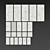 Italon Charme Deluxe White Tiles 3D model small image 3