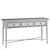 Stafford Console with 3 Drawers 3D model small image 5