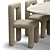 Modern Dining Set Elegant Design 3D model small image 4