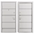 Bulat Metal Entry Door B413 3D model small image 4
