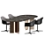 Marelli Chia Dining Set Swivel 3D model small image 7
