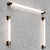 Sleek Modern Iwall Sconce 3D model small image 2