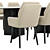 Modern Dining Set Ralf and Darvin 3D model small image 4