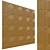 Modern 3D Wall Panel Display 3D model small image 3