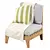 Outdoor Eucalyptus Lounge Chair 3D model small image 1