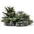 Garden Set Bush Tree Render 3D model small image 5