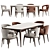 Modern Playground Chair Set 3D model small image 1