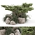 Outdoor Garden Bush Tree Set 3D model small image 1