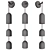 Elegant Lily Sconce Light 3D model small image 4