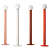 Straw Straight Floor Lamp 3D model small image 2
