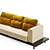 Luxury Velvet Sofa Mezzo COLBERT 3D model small image 2