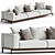 Poliform Brera Modular Sofa Set 3D model small image 3