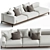 Modern Brera Sofa Set System 3D model small image 3