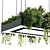 Rectangular Plant Light Pendant 22 Corona 3D model small image 3