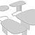 Poliform KOISHI Contemporary Coffee Tables 3D model small image 3