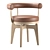 Elegant Oak Indochine Chair 3D model small image 2