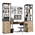 Modern Loft Office Set 3D model small image 1