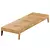 Outdoor Eucalyptus Chaise Lounge & Cushions 3D model small image 5