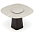 Elegance Dining Set with Apriori M Chairs 3D model small image 4