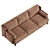 Polo Sofaclub: Stylish 3-Seater Sofa 3D model small image 4