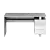 Sleek Renzo Desk Model 3D model small image 2