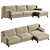 Corner Sofa Polo Sofaclub 3D model small image 1