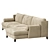 Corner Sofa Polo Sofaclub 3D model small image 4