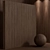 Seamless Oak Wood Material Set 3D model small image 6
