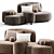 Modern Family Sofas: Mathieu Lehanneur 3D model small image 3