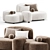 Modern Family Sofas: Mathieu Lehanneur 3D model small image 5