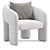 Contemporary Bold Armchair Design 3D model small image 4