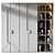 Contemporary Bookshelf GHS-2530 Set 3D model small image 2