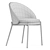 Modern Eamy Chair in Ash 3D model small image 3