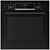 Bosch Electric Oven in Black & White 3D model small image 2