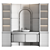 Modern Bathroom Vanity Set 2014 3D model small image 3