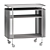  Modern Bar Cart Steel Oak 3D model small image 3