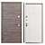 Munich Metal Entry Door 3D model small image 3