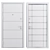 Munich Metal Entry Door 3D model small image 4