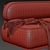 Modern Yoshida Sofa #015 3D model small image 5