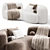 Tateyama Cloud Sofa: Stylish 2015 Design 3D model small image 3