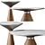 Dual Table Set Sublime 3D model small image 1